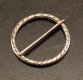 Silver and Niello Brooch Silver and Niello Brooch
