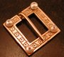 Square Ring Brooch with Pearls Square Ring Brooch with Pearls