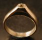 Gold and Diamond Stirrup Ring Gold and Diamond Stirrup Ring