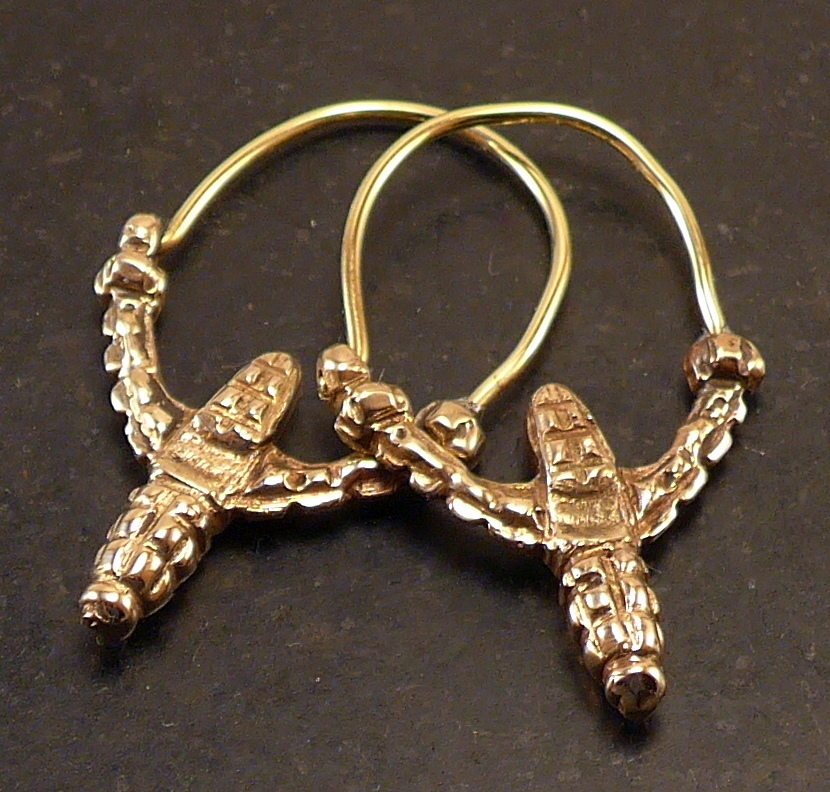 Rus/Byzantine Earrings - Click Image to Close