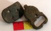 Two Byzantine Belt Fittings Two Byzantine Belt Fittings