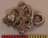 Silver Tudor Dress Fastener Silver Tudor Dress Fastener